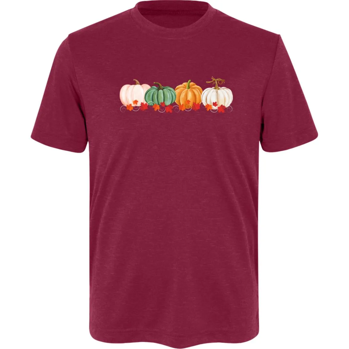 Pumpkins in a Row -- Kids Sonic Heather Tee
