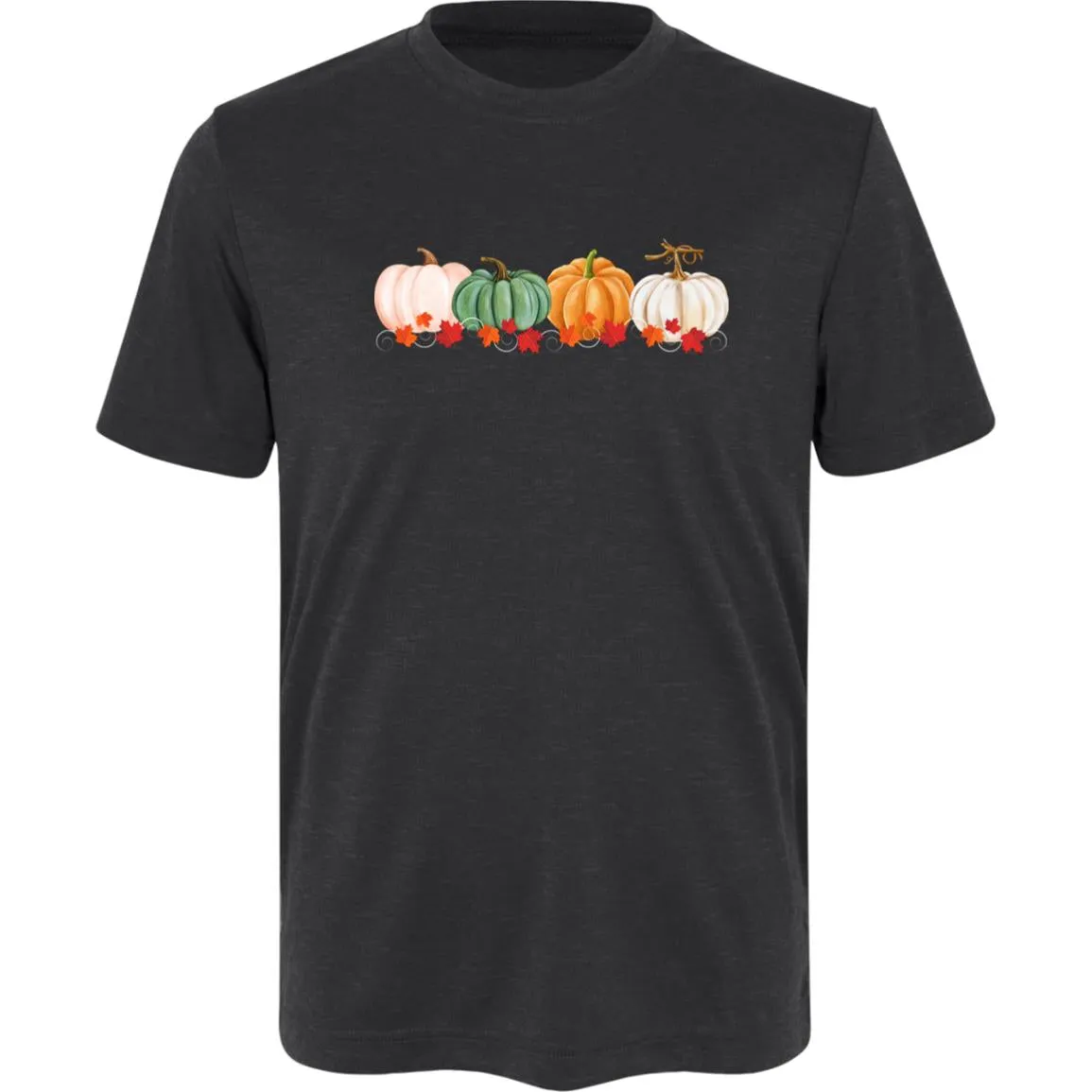 Pumpkins in a Row -- Kids Sonic Heather Tee