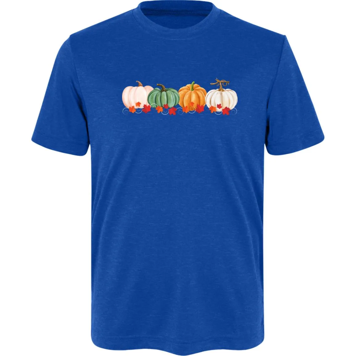 Pumpkins in a Row -- Kids Sonic Heather Tee
