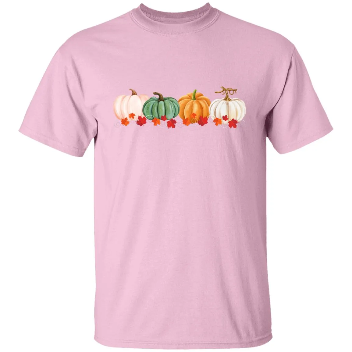 Pumpkins in a Row -- Youth 5.3 oz 100% Cotton T-Shirt