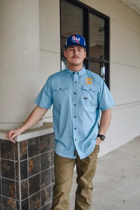 Rebar Made Tough VentTEK DuraStretch BlueJay Heather Work Shirt