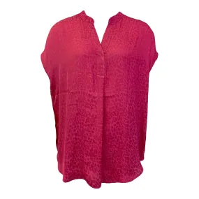 Renuar Airflow Cap Sleeve Blouse - Watermelon