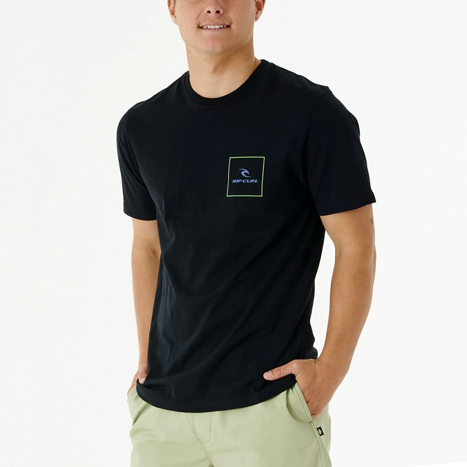 Rip Curl Mens Corp Icon Crew Neck T-Shirt
