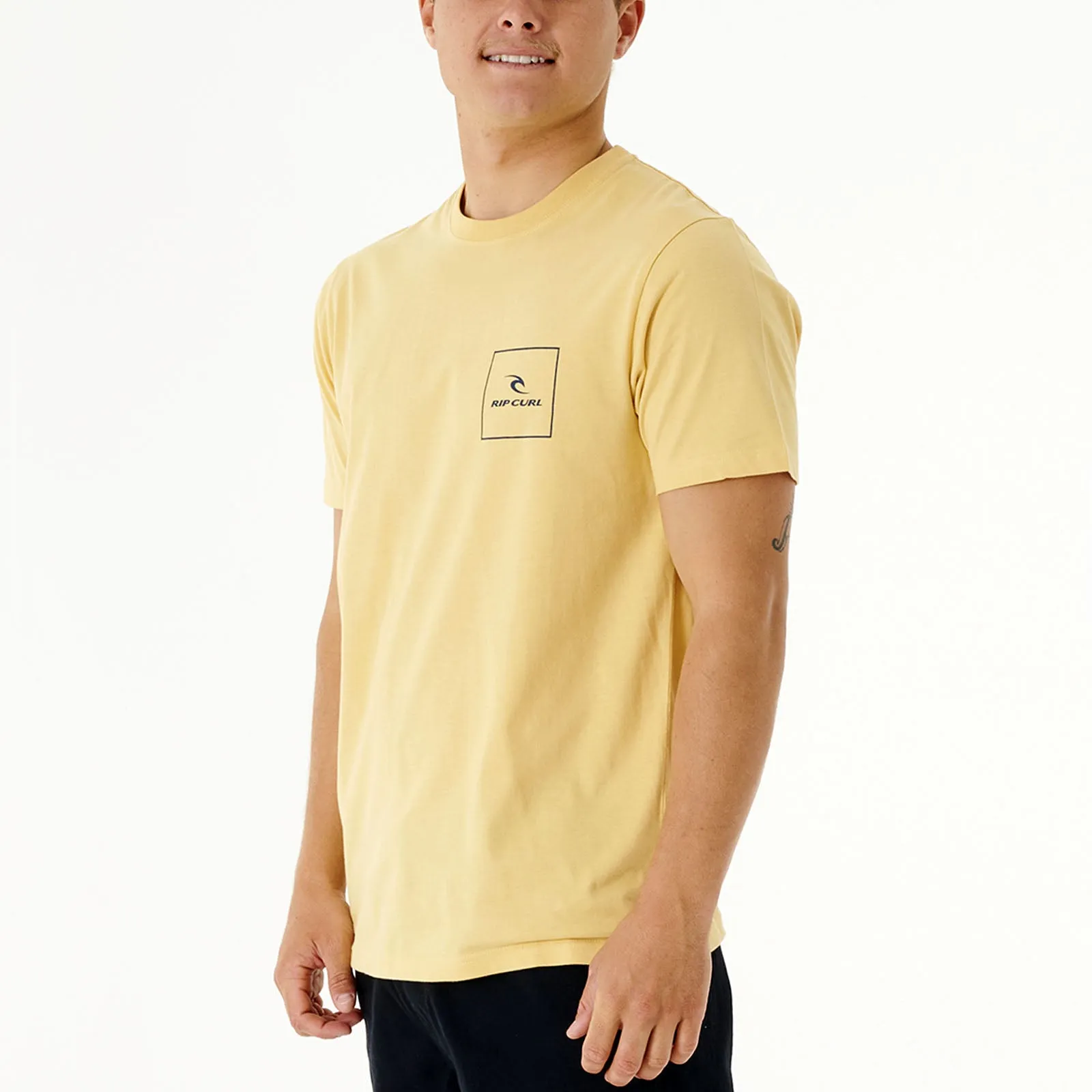 Rip Curl Mens Corp Icon Crew Neck T-Shirt