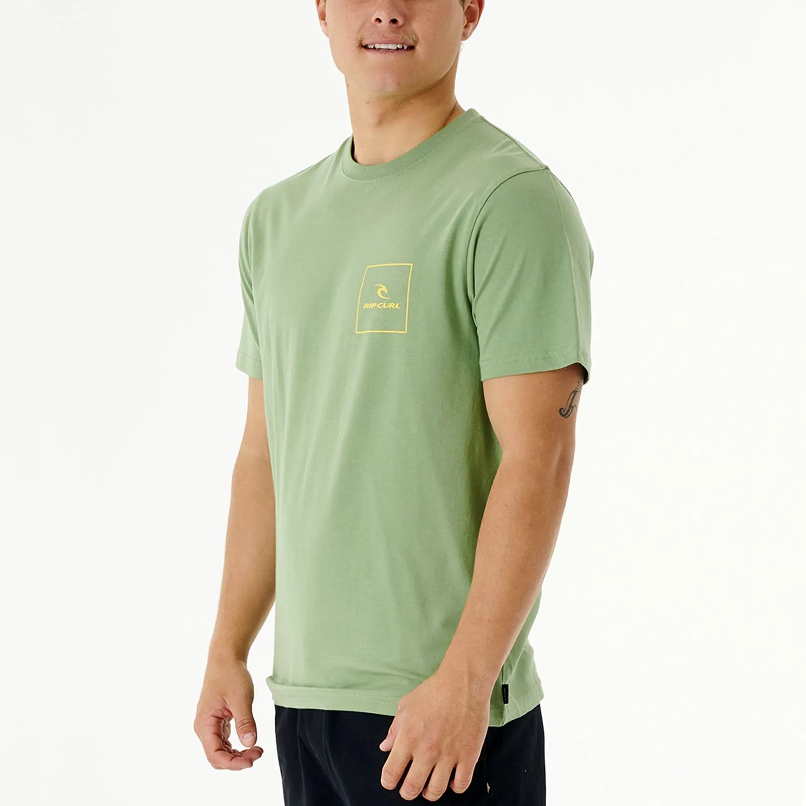 Rip Curl Mens Corp Icon Crew Neck T-Shirt