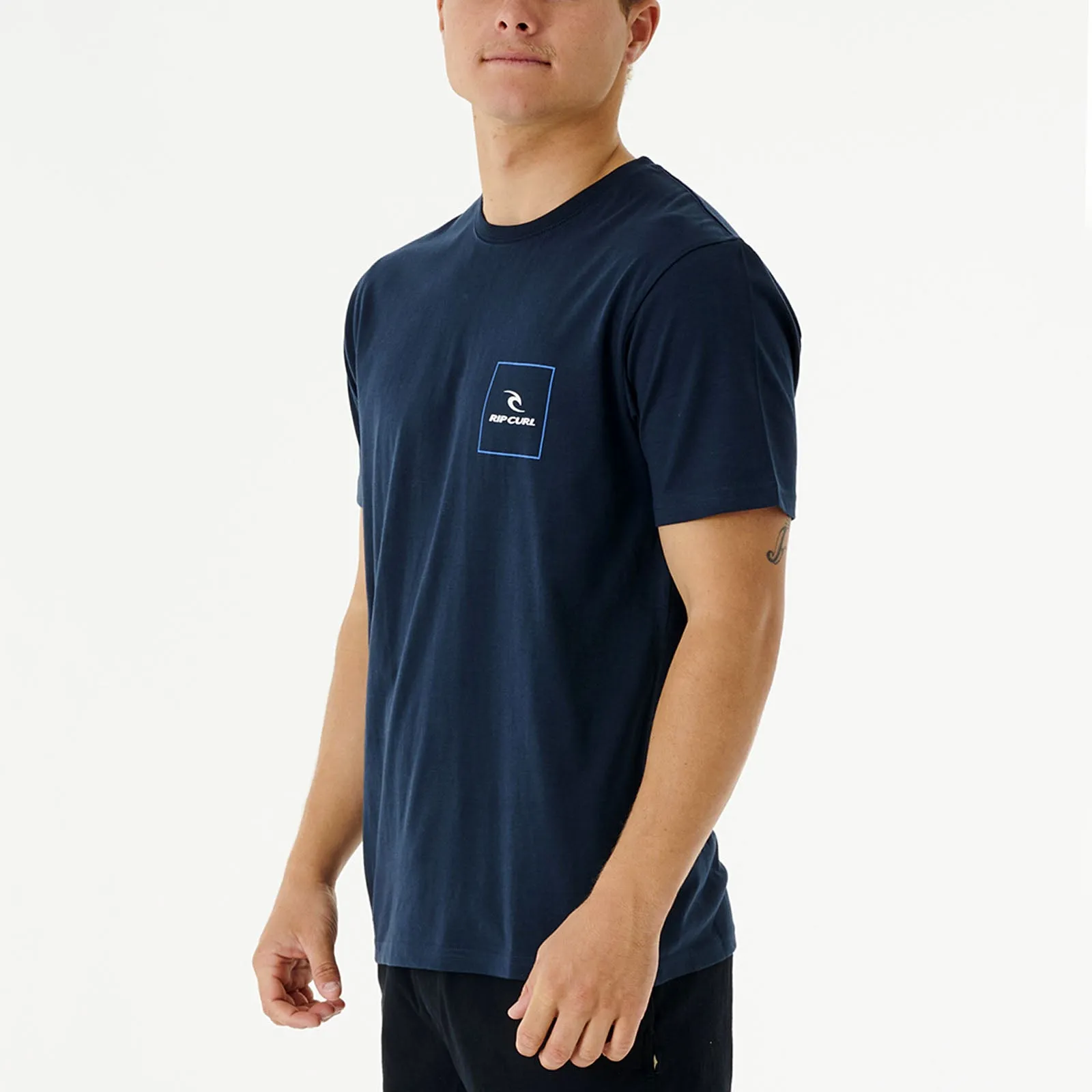 Rip Curl Mens Corp Icon Crew Neck T-Shirt