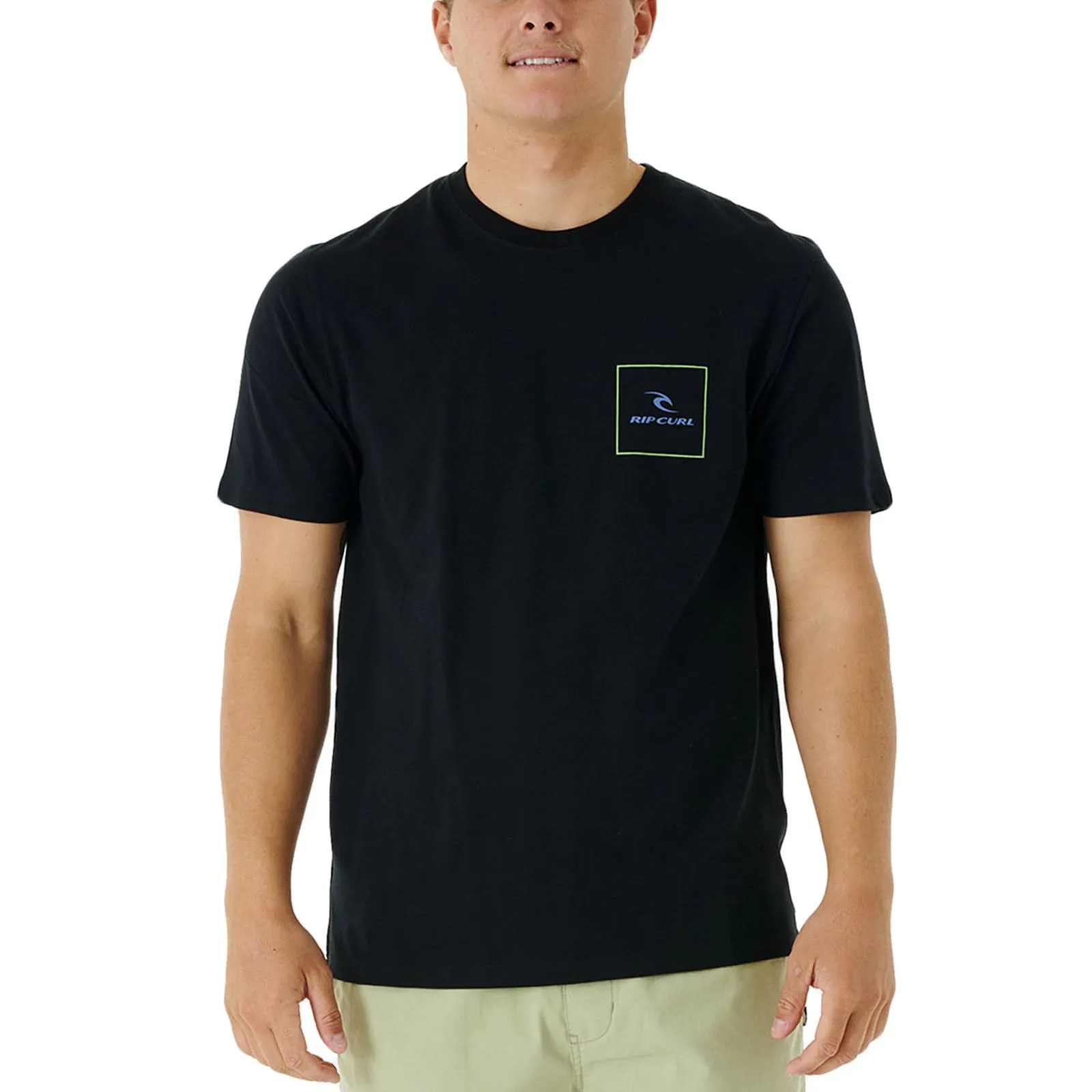 Rip Curl Mens Corp Icon Crew Neck T-Shirt