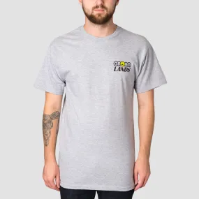 Rollersnakes X Dadlands X The Groans Brigade Voltarol Open T-Shirt Sport Grey
