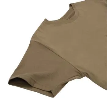 Rothco Athletic Fit Solid Color T-Shirt Brown 17470 17471