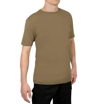Rothco Athletic Fit Solid Color T-Shirt Brown 17470 17471
