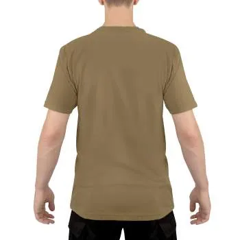 Rothco Athletic Fit Solid Color T-Shirt Brown 17470 17471