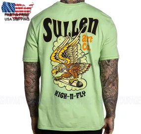 Sullen Art Collective High N Fly Premium SCM3244 New Short Sleeve Men`s T-shirt