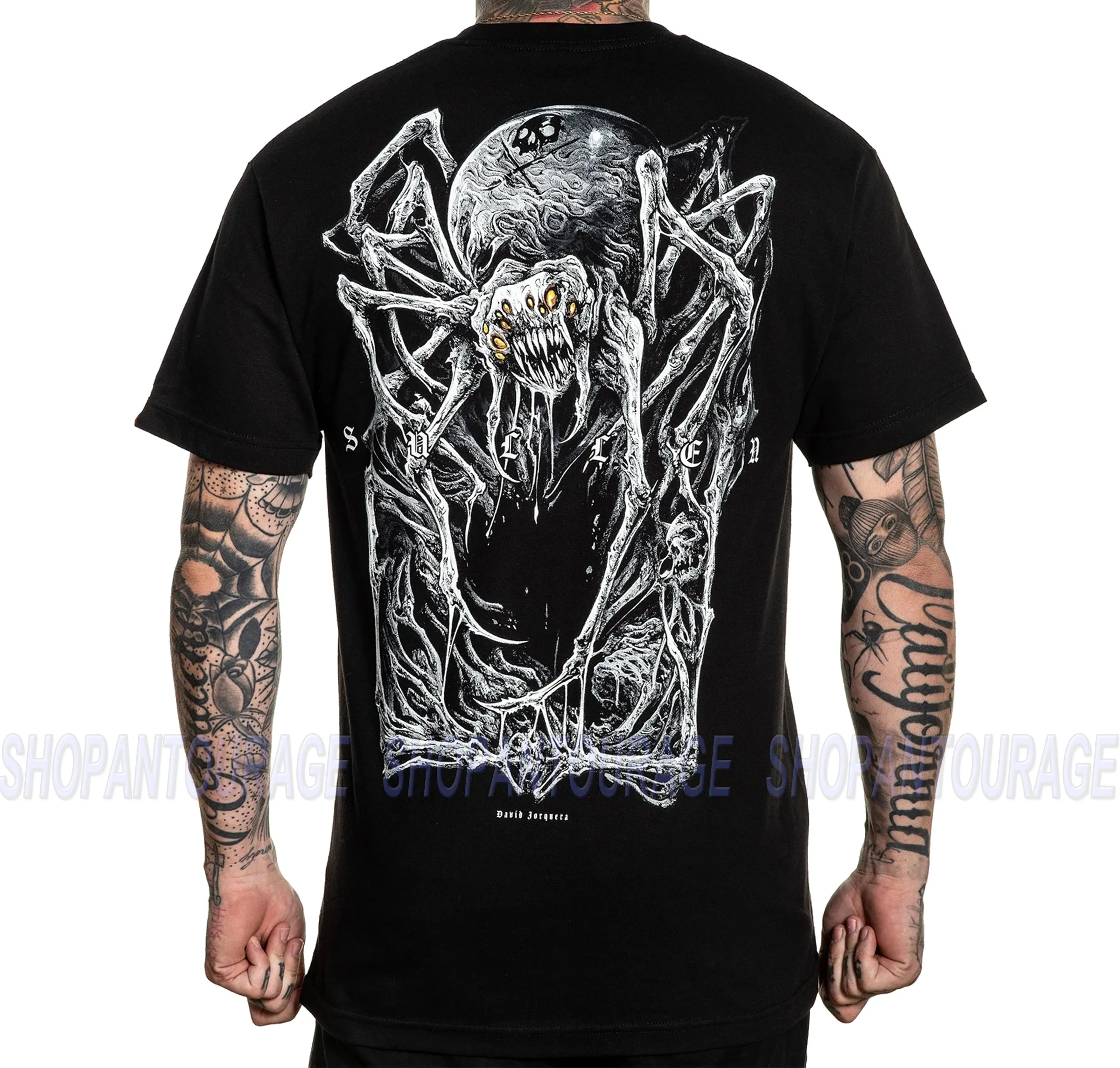 Sullen Art Collective Jorquera Black SCM4004 New Standard Short Sleeve Men`s T-shirt
