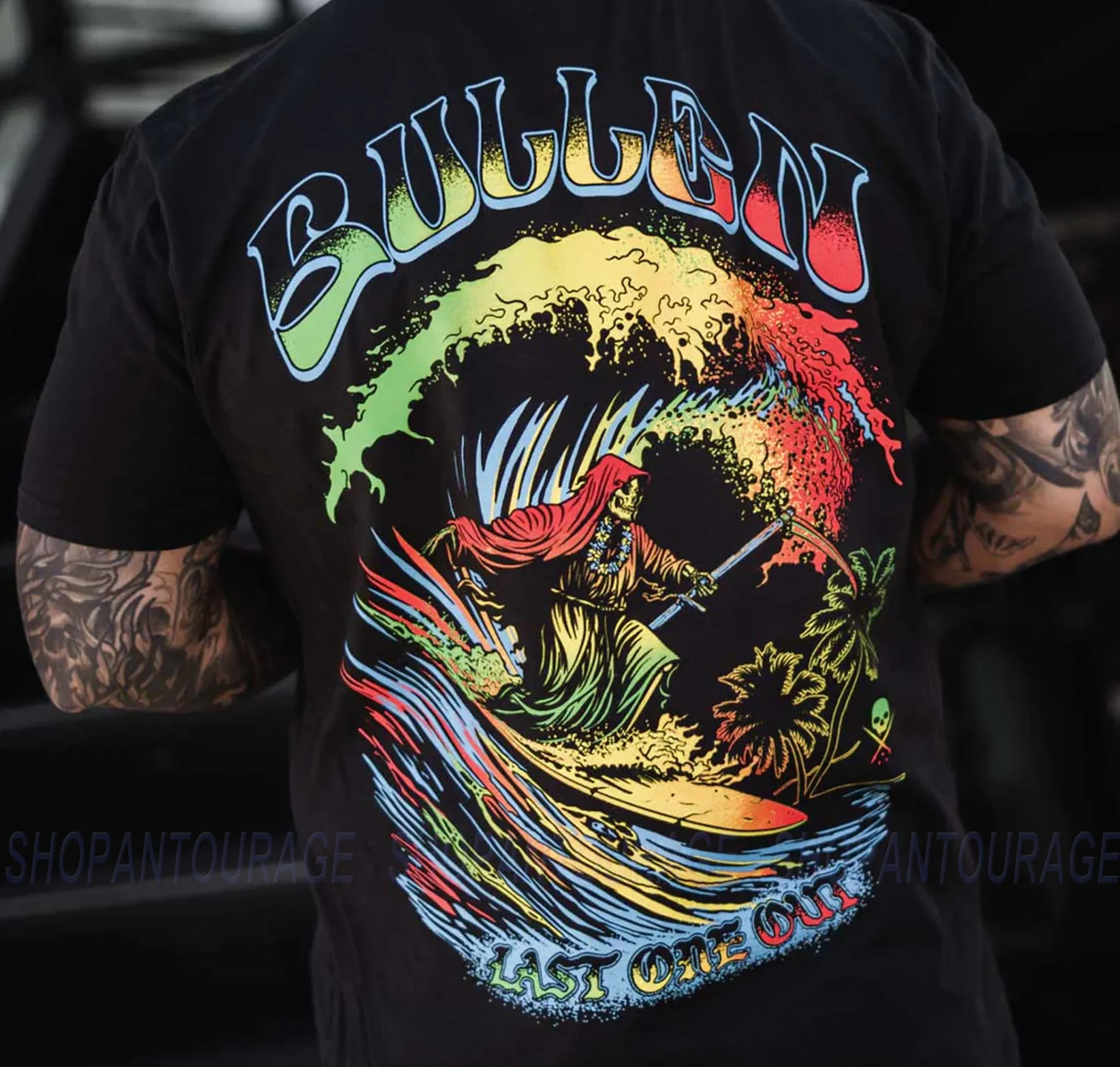 Sullen Art Collective Last One Out Premium SCM6298 Short Sleeve T-shirt For Men