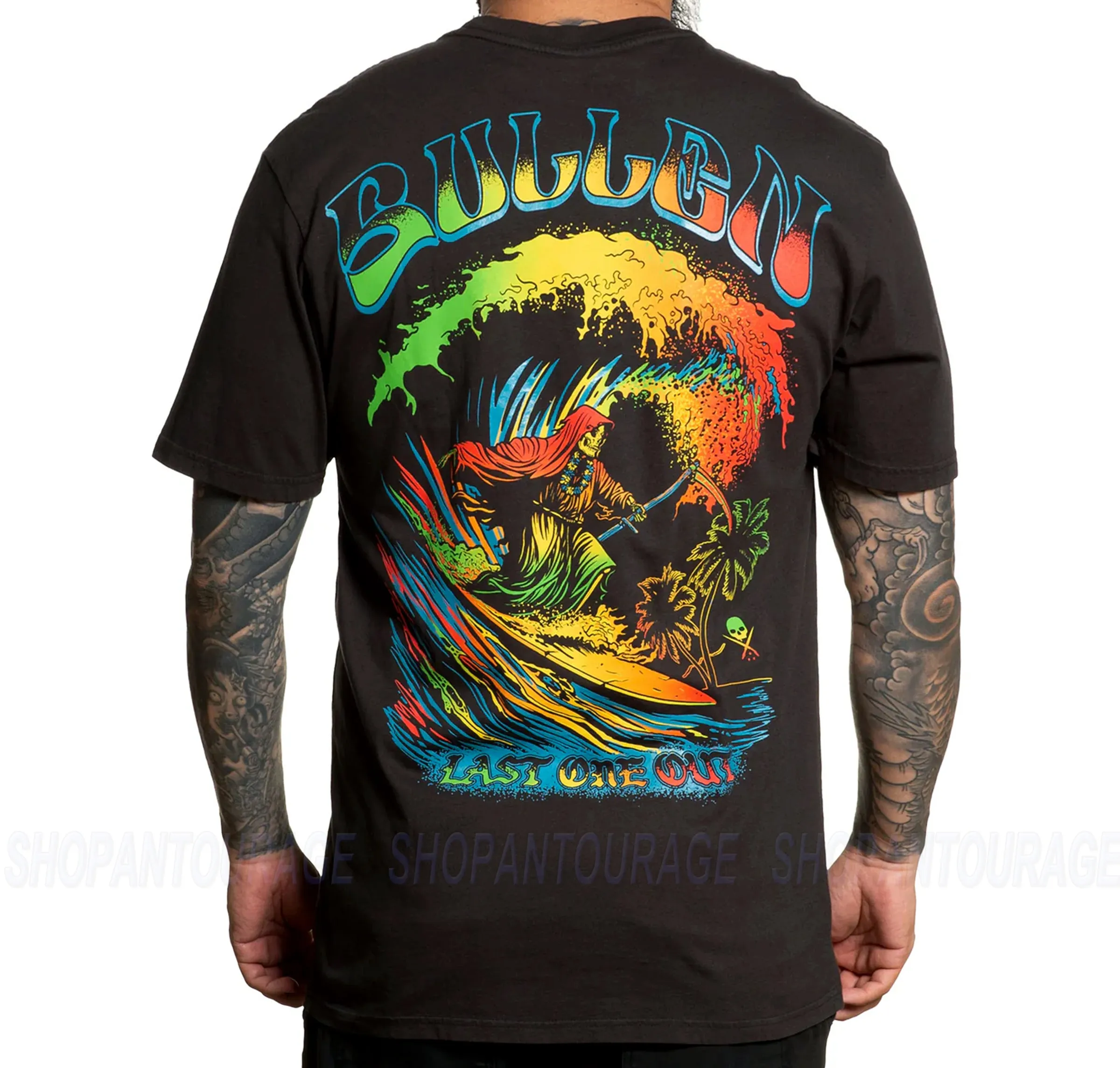 Sullen Art Collective Last One Out Premium SCM6298 Short Sleeve T-shirt For Men