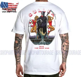 Sullen Art Collective No Running White SCM3654 New Standard Short Sleeve T-shirt for Men