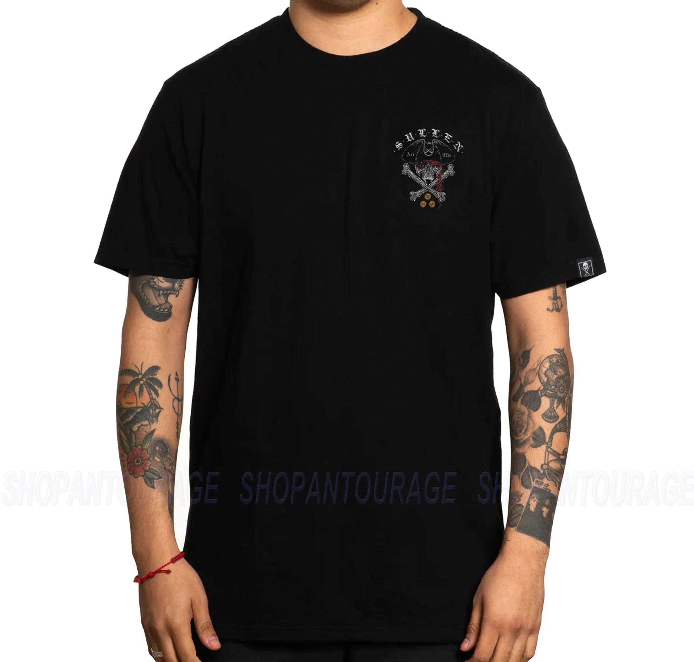 Sullen Art Collective Pirate Badge Standard SCM6161 Short Sleeve Men`s T-shirt