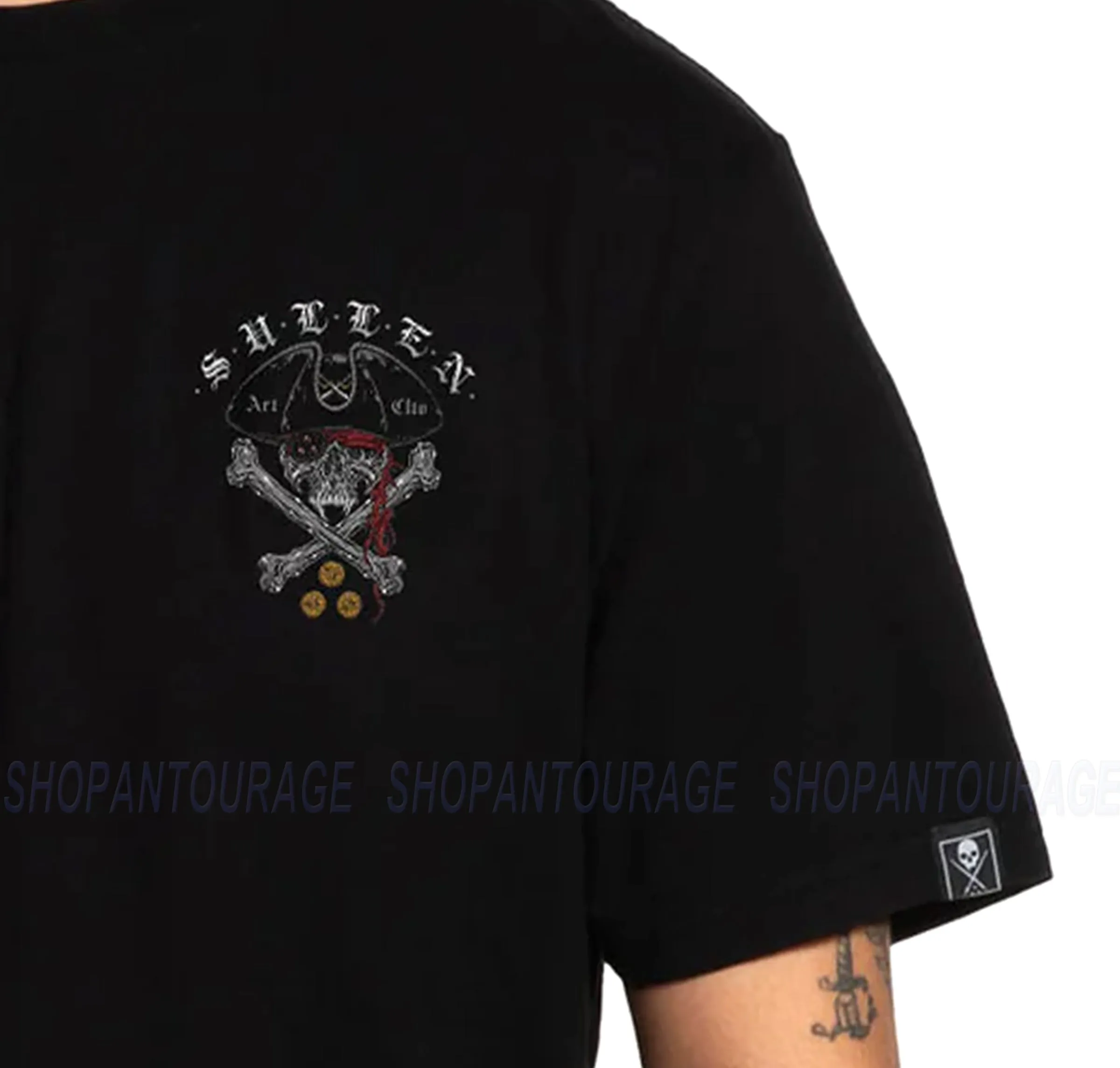 Sullen Art Collective Pirate Badge Standard SCM6161 Short Sleeve Men`s T-shirt