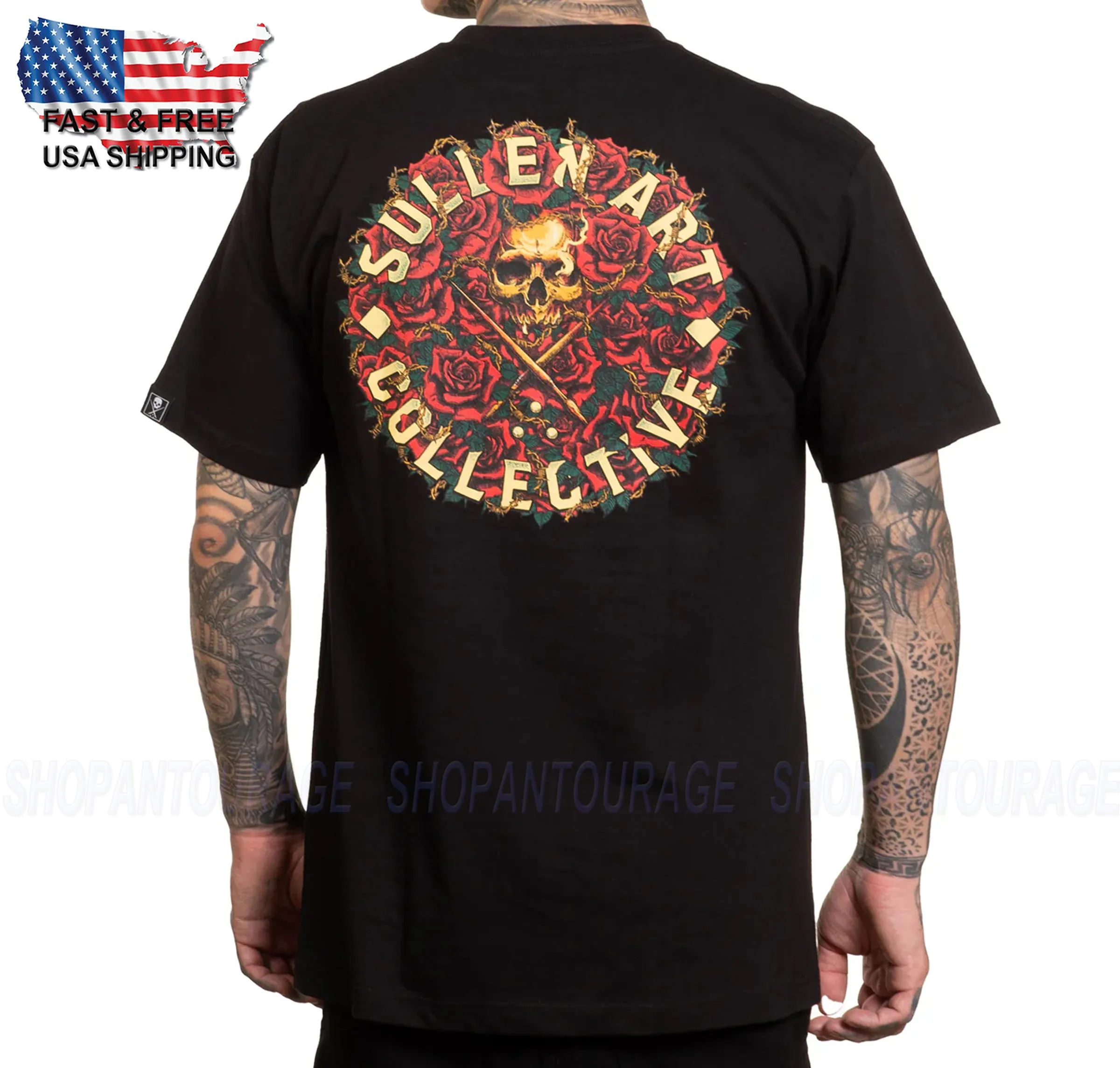 Sullen Art Collective Ross Ever Standard Fit SCM6442 Short Sleeve Men`s T-shirt