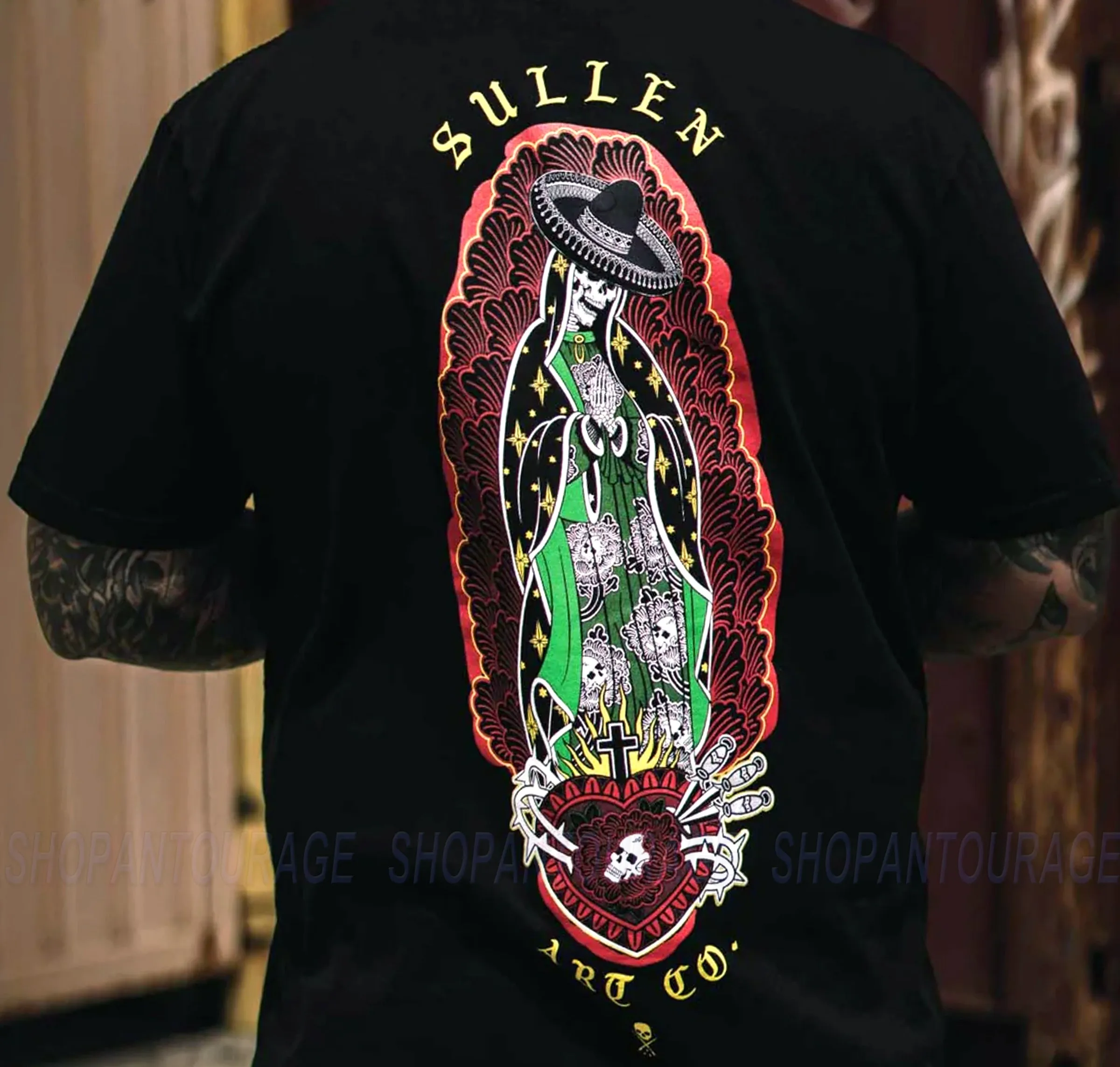 Sullen Art Collective Sagrada Premium Fit SCM4107 Short Sleeve T-shirt For Men
