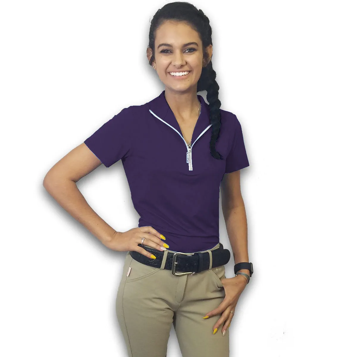 Tailored Sportsman Ladies Icefil Short Sleeve Sun Shirts