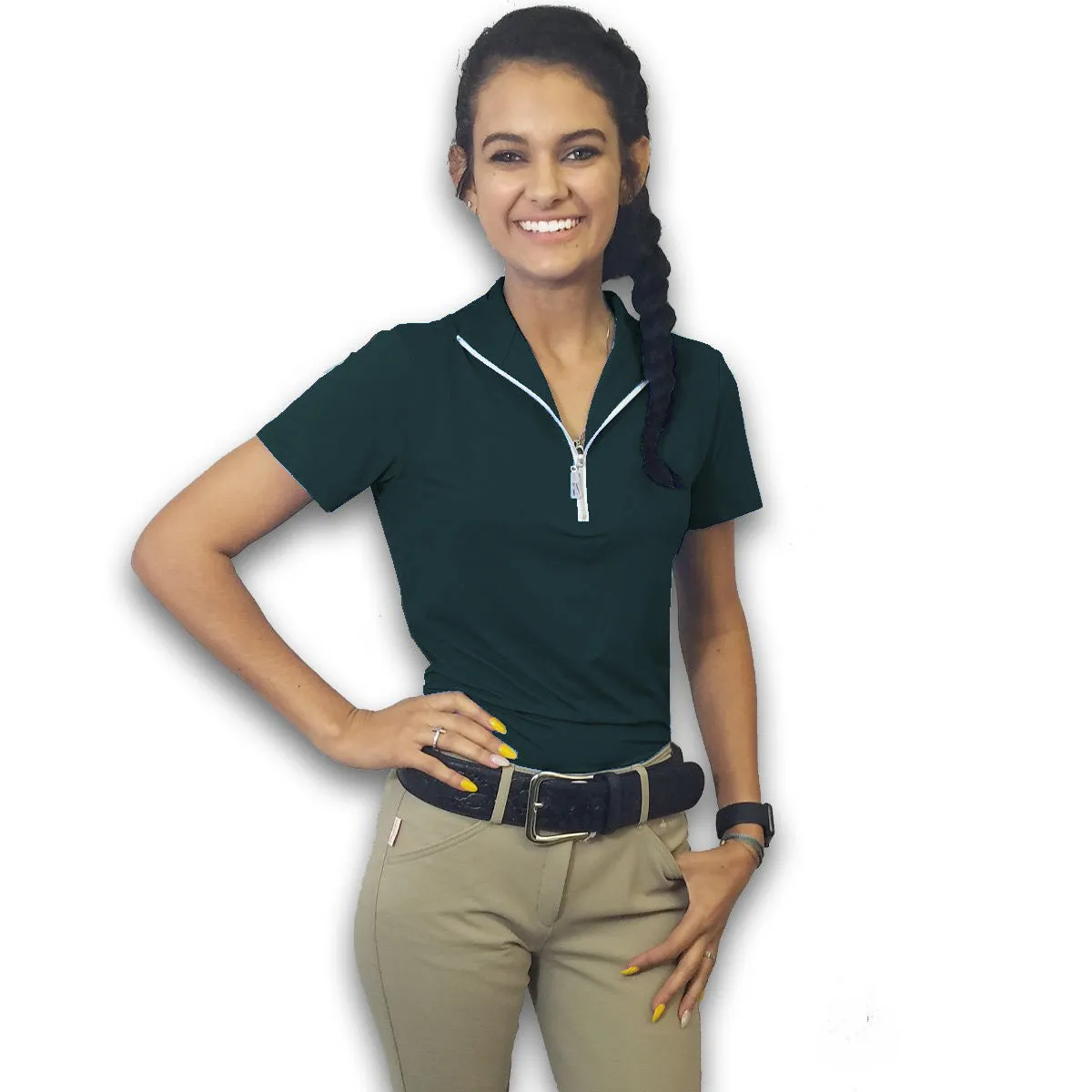 Tailored Sportsman Ladies Icefil Short Sleeve Sun Shirts