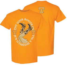 Tennessee Boots Gameday TN Orange