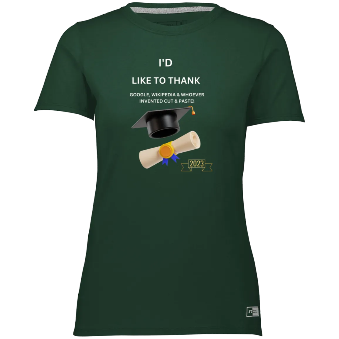 THANKS GOOGLE 64STTX Ladies’ Essential Dri-Power Tee