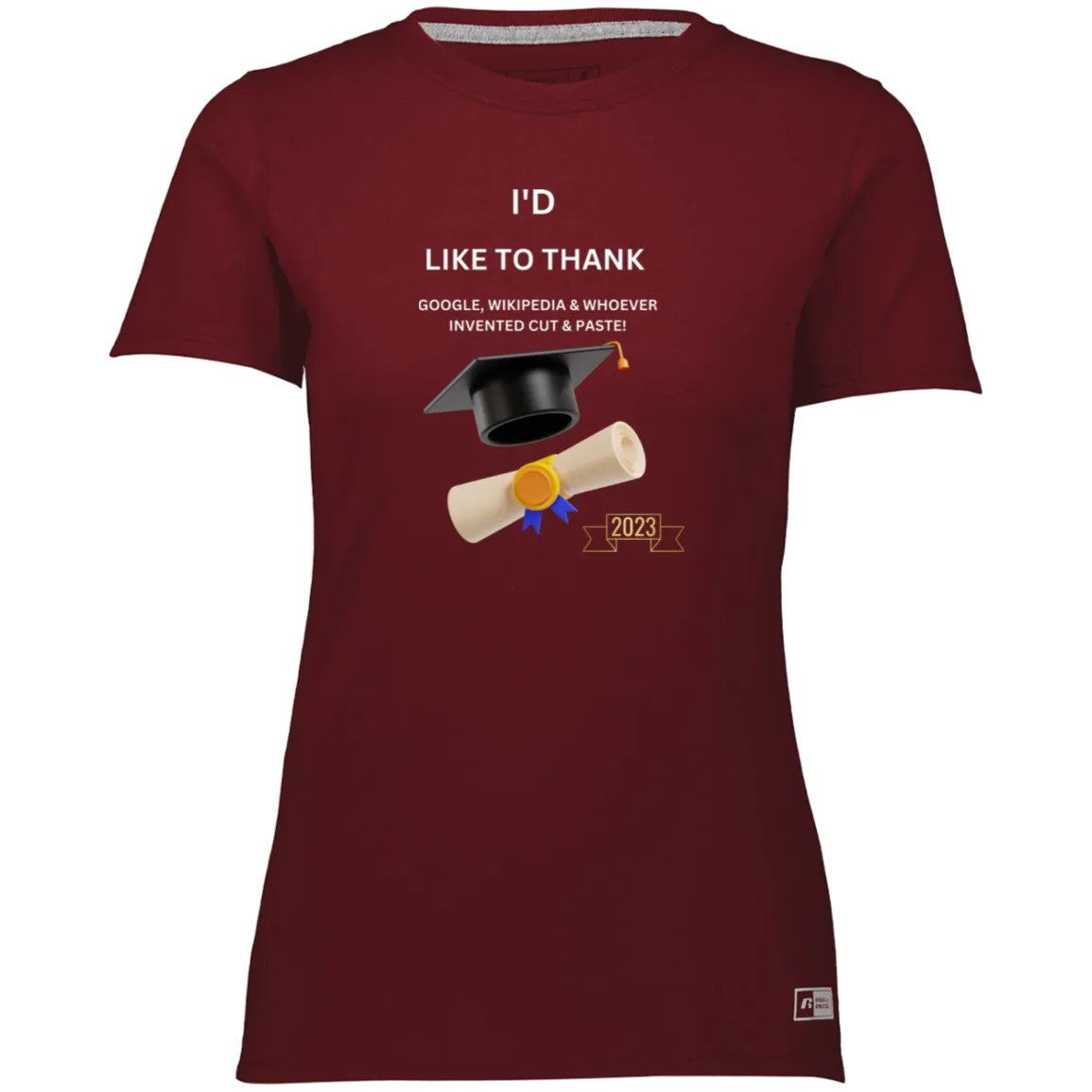 THANKS GOOGLE 64STTX Ladies’ Essential Dri-Power Tee
