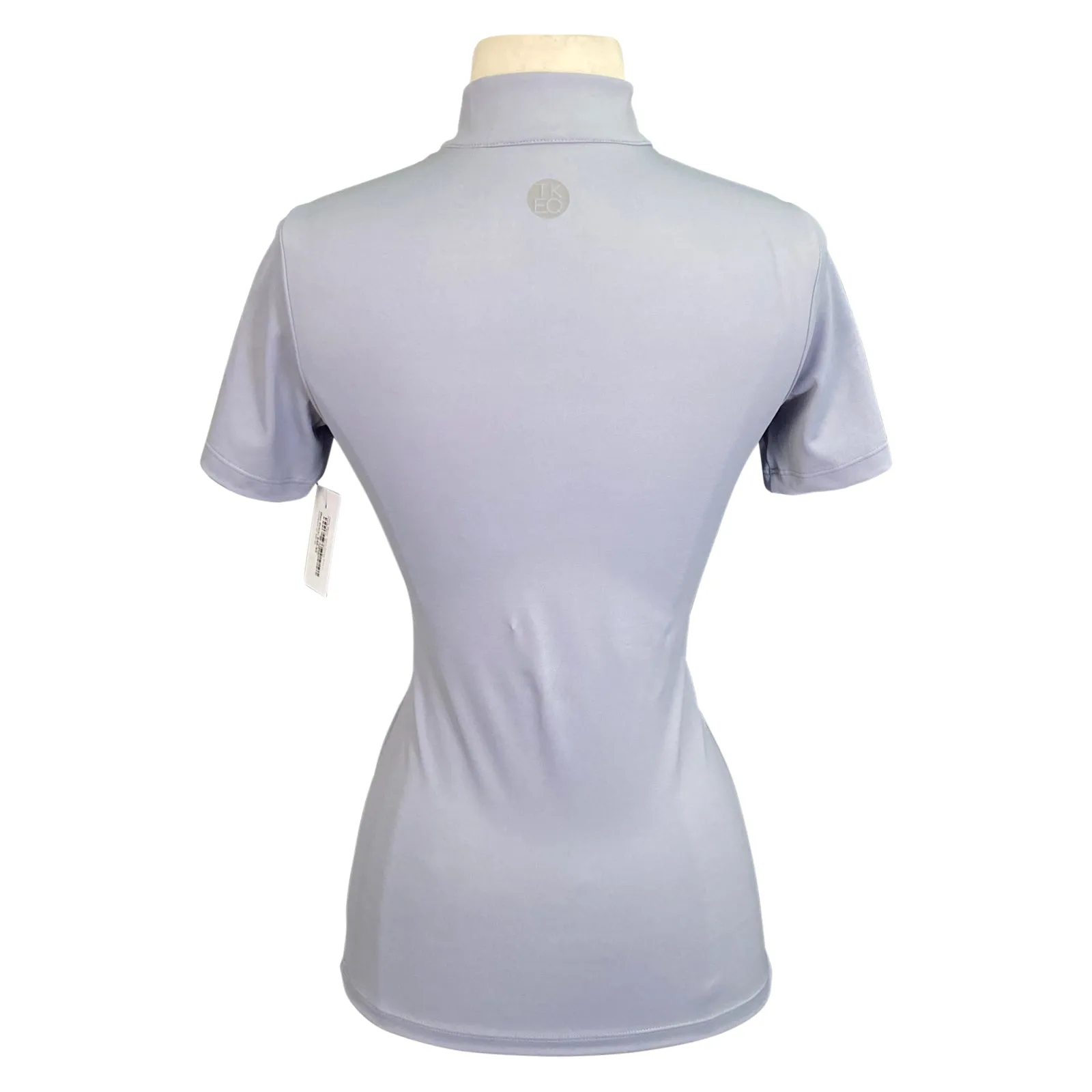 TKEQ 'Quinn' Short Sleeve Shirt in Cloud Grey - Women's XS