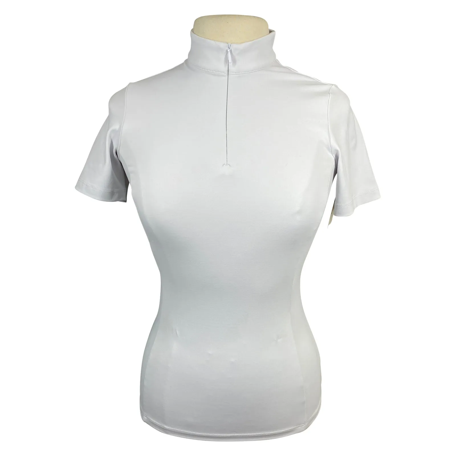 TKEQ 'Quinn' Short Sleeve Shirt in White - Women's Large