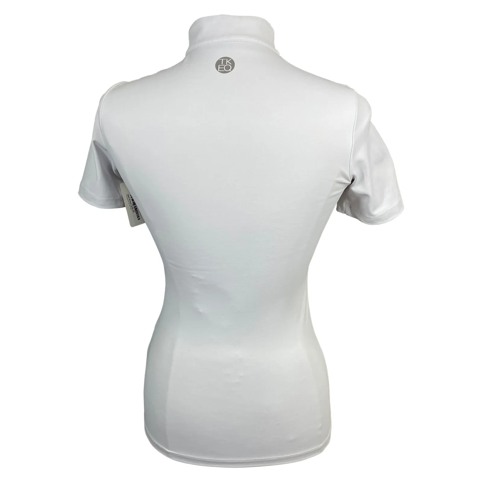 TKEQ 'Quinn' Short Sleeve Shirt in White - Women's Large