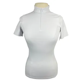 TKEQ 'Quinn' Short Sleeve Shirt in White - Women's Large