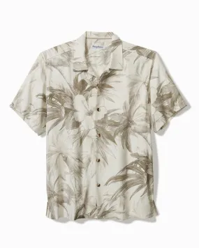 Tommy Bahama Flora Oasis IslandZone® Camp Shirt | Pure Khaki