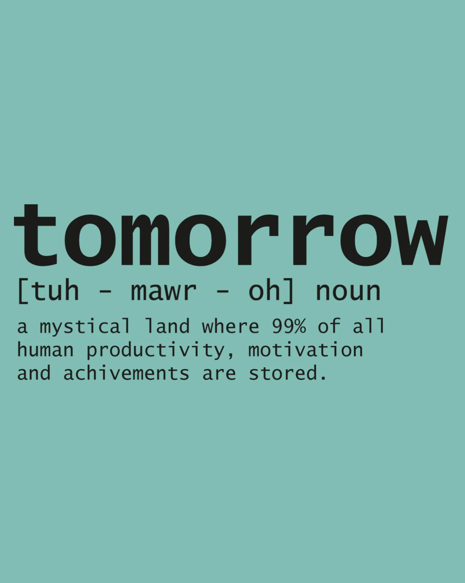 TOMORROW