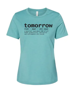 TOMORROW