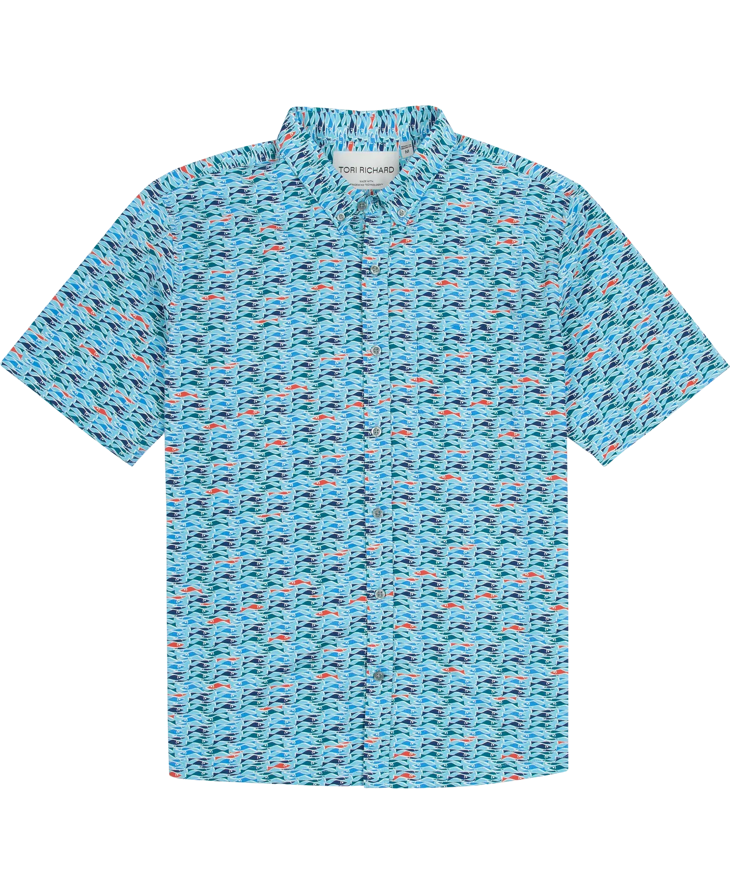 Tori Richard Shoal Cool S/S Shirt / Pool