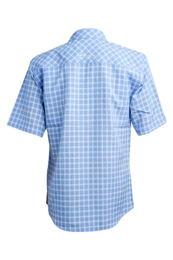 Traditional Coastal Plaid Short Sleeve