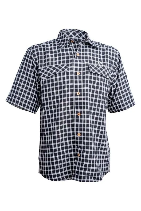 Traditional Coastal Plaid Short Sleeve