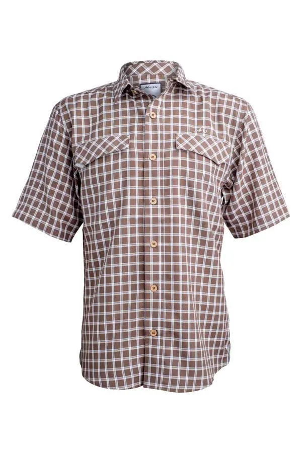 Traditional Coastal Plaid Short Sleeve