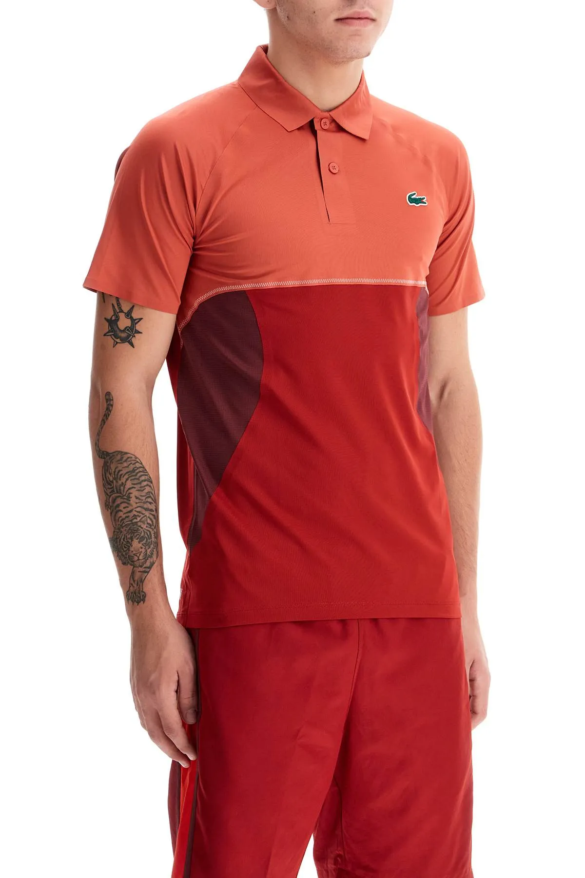 ultra-dry sport polo DH7360 YA SIERRA RED ORA SPLEEN