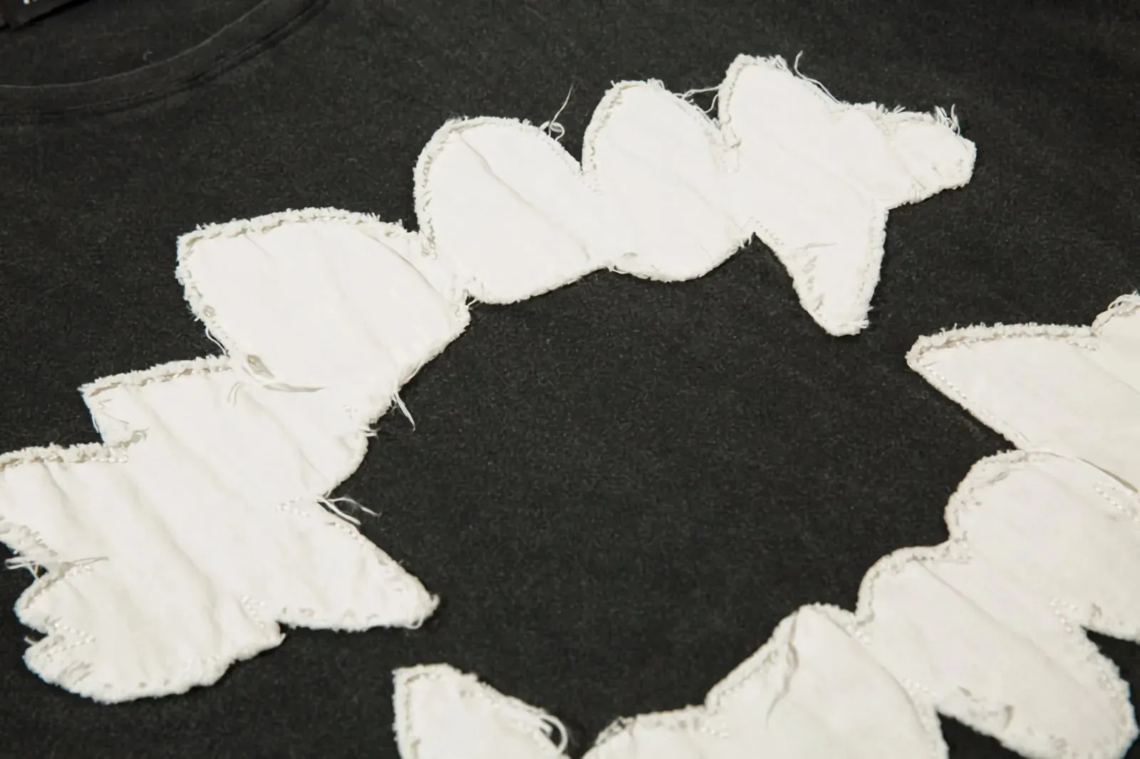 'Vamp' Distressed Cotton T-Shirt