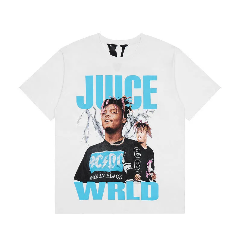 Vlone T Shirts Short Sleeve T-shirt Men American Street