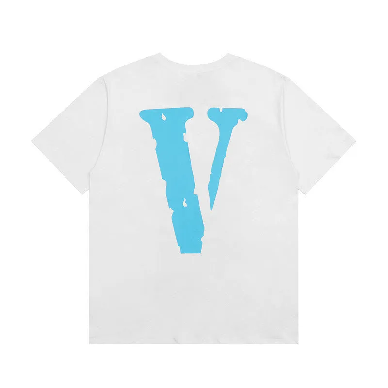 Vlone T Shirts Short Sleeve T-shirt Men American Street