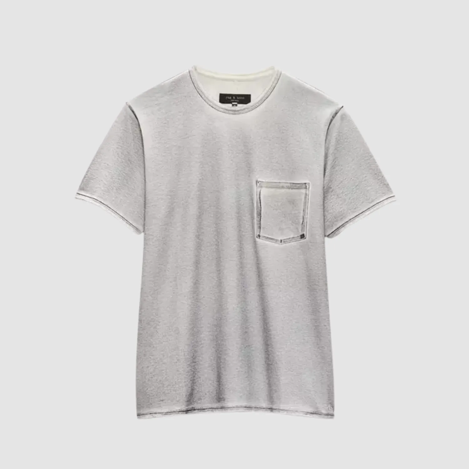 Washed Pocket Tee (Seagrey)