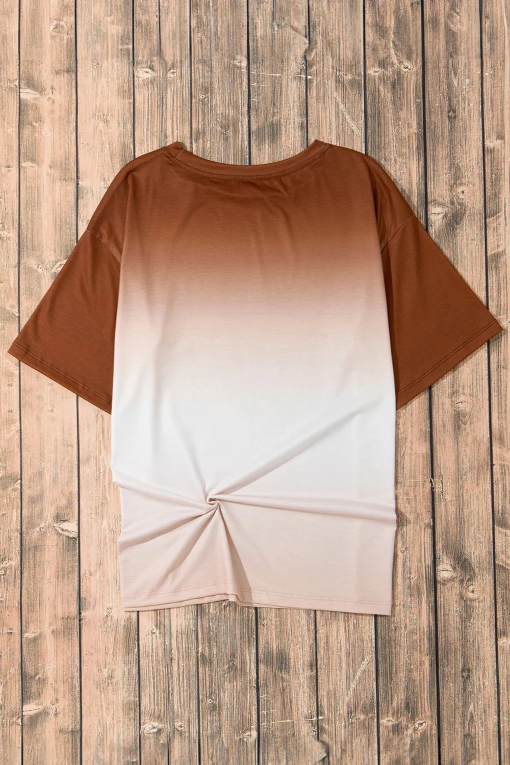 Women Take Me To Texas Chestnut Colored Round Neck Short Sleeve T-Shirt