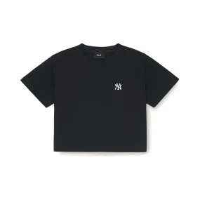 Women'S Basic Cropped T-Shirt New York Yankees