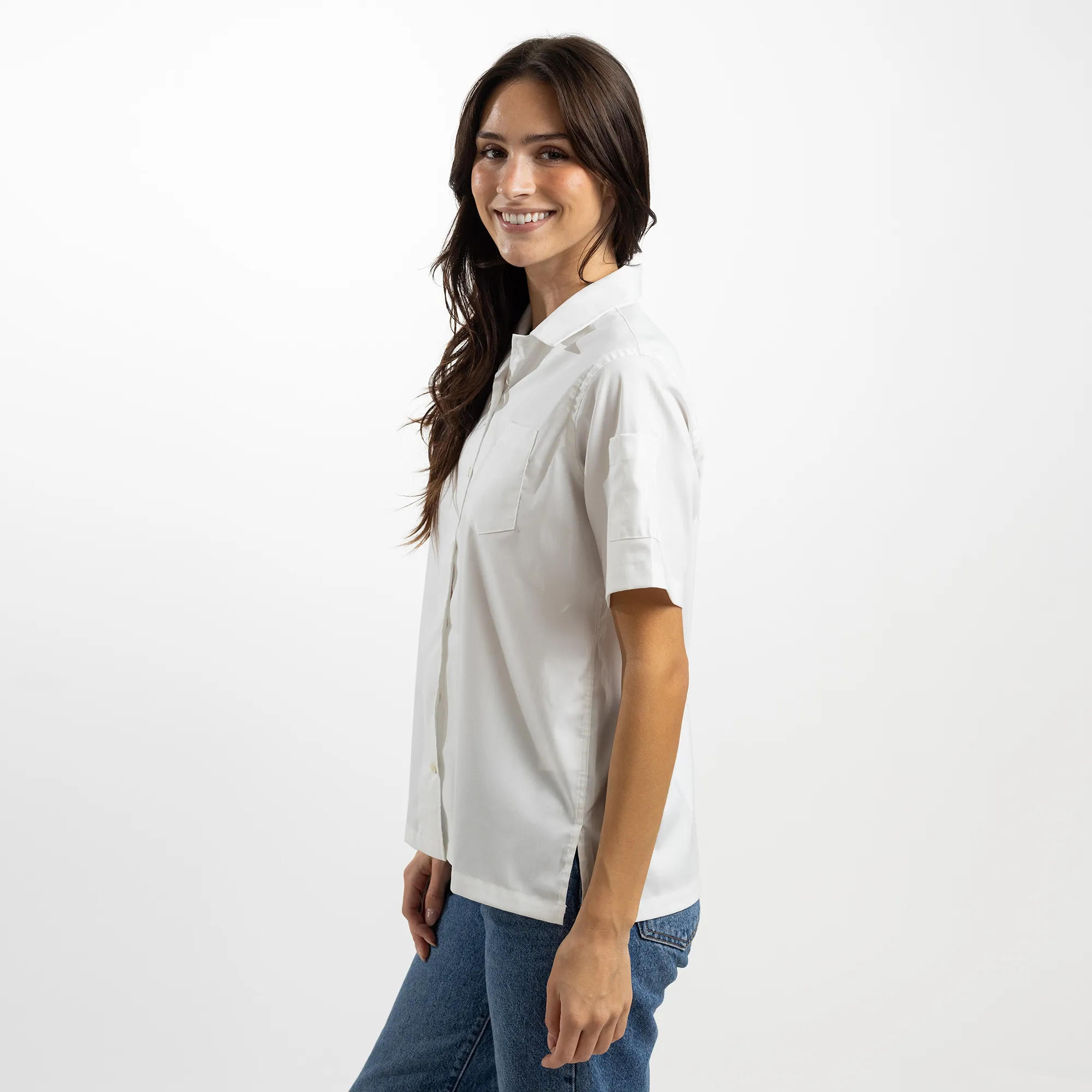 Women's Coolmax Short Sleeve Chef Shirt