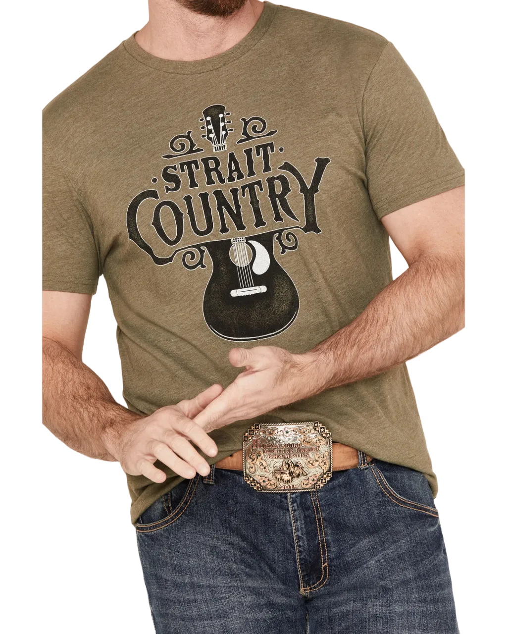 Wrangler George Strait Men's Country Guitar Short Sleeve Graphic T-Shirt