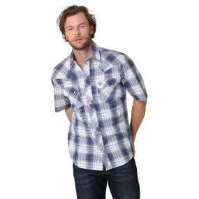 Wrangler Men's Retro Short Sleeve Snap Shirt